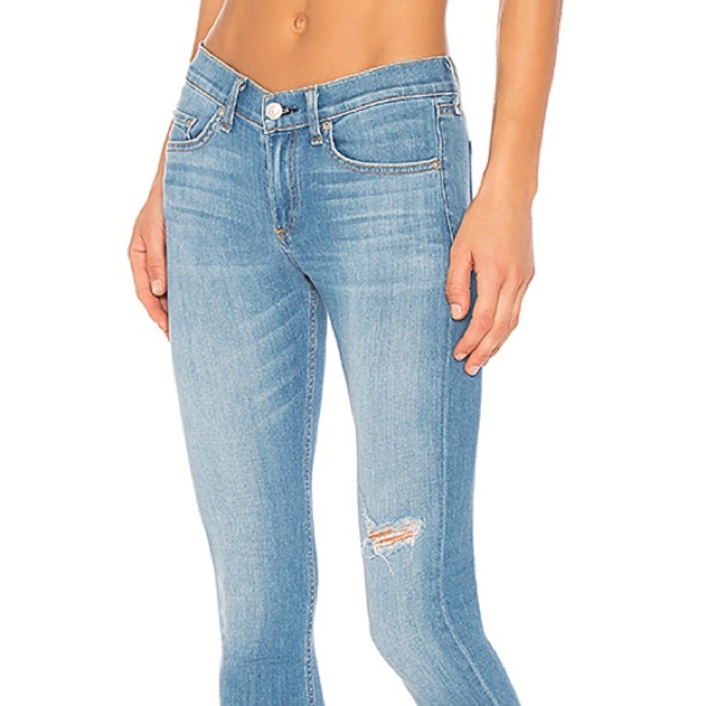 Rag & Bone Capri Uneven Hem Jeans sz 28